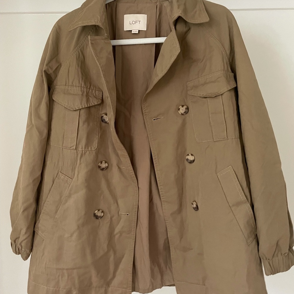 Loft trench coat XS